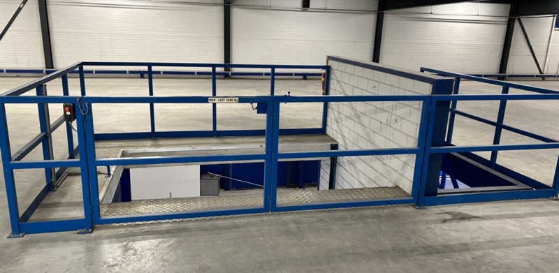 Hekwerk goederenlift